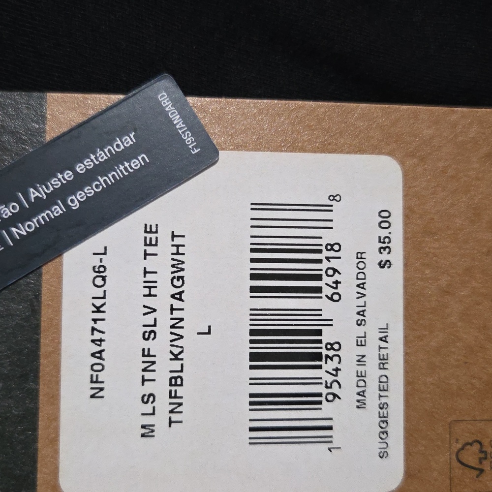 The North Face Black Long Sleeve Shirt. New With Tags - Picture 4 of 6